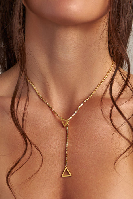 PLATO 18K GOLD NECKLACE
