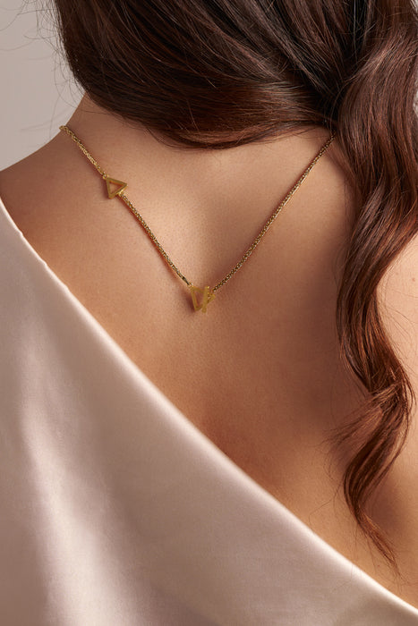PLATO 18K GOLD NECKLACE