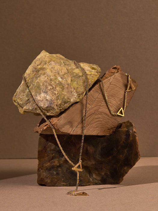 PLATO 18K GOLD NECKLACE