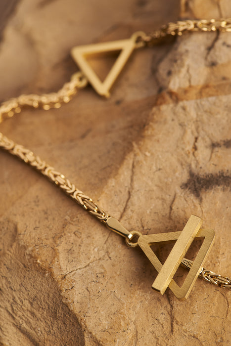PLATO 18K GOLD NECKLACE